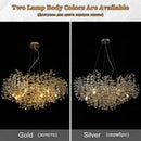 Modern LED Crystal Chandelier Pendant Light Fixture for Home Room by Ljojo