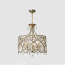 Ljojo Modern Crystal Chandelier LED Lighting for Bedroom Living Room French Romantic Pendant Light