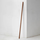 Long Black Walnut Ash Stay Against Wall Floor Lamp LED Atmosphere Bedroom Living Room Ljojo