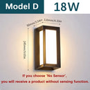 Ljojo LED Wall Light Motion Sensor Outdoor Waterproof Modern Home Garden Fixture