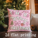 Ljojo Merry Christmas Santa Pillows - Sofa, Bedroom, Car Cushion Cover