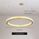 Modern Led Chandelier Pendant Light for Living Room, Ljojo Acrylic Indoor Lighting Fixture.