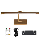 LED Rechargeable Wall Sconce Dimmable Rotating for Living Room Bedroom - Ljojo