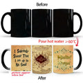 Ljojo Marauder Map Color Changing Cup Mug - Magic Heat Sensitive Tea Coffee Gift
