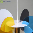 Medieval Bauhaus Acrylic LED Pendant Lights for Living Room - Colorful Chandeliers by Ljojo