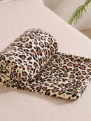 Cheetah Leopard Print Flannel Blanket by Ljojo - Soft Microfiber for Bed & Couch
