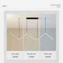 Ljojo LED Pendant Lights: Modern 2 Head Fixtures for Living Room, Bedroom, Hotel, Bar
