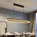 Ljojo Minimalist Led Pendant Light: Nordic Designer Chandelier for Dining Room Living Room