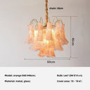 Luxury Colorful Glass E14 Pendant Lights Retro Art Chandeliers by Ljojo