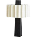 Ljojo Minimalist Scandinavian Bedroom Table Lamp Black Vertical Design