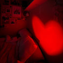 Heart Shaped LED Projection Light - USB Bedroom Background Decoration for Valentine's Day by Ljojo