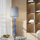 Italian Hollow Floor Lamp Acrylic Retro Atmosphere Wine Glass Lamp for Bedroom Sofa by Ljojo