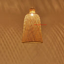 Bamboo Chandelier Modern Southeast Asian Style Rattan Lamp for Dining Room by Ljojo