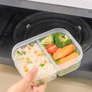 Ljojo 4 Grids Refrigerator Food Storage Box Kitchen Organizer