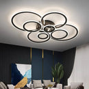 Modern LED Dimmable Ceiling Light Fixture for Living Dining Bedroom by Ljojo