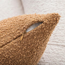 Faux Leather Textured Accent Pillow Cover in 9 Colors by Ljojo