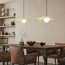 LED Cream Lotus Leaf Chandelier for Stylish Dining Room Decor by Ljojo