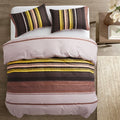 Geometric Boho Duvet Set + Pillowcase, 2/3pc Polyester Bedding, Single King Size, Ljojo Brand