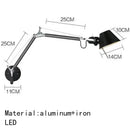 LED Vintage Folding Wall Lamp Creative Bedroom Chandelier by Ljojo