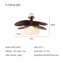 Japanese Retro Magic Bean Glass Led Pendant Lights Chandeliers by Ljojo