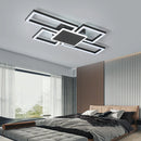 Ljojo LED Chandelier for Living Room Nordic Ceiling Light Modern Square Fixture