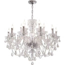 French Luxury Crystal Chandelier Hanging Lamp for Living Room - Ljojo Glass Suspend Lamp