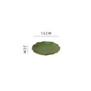Ljojo Lotus Leaf Ceramic Dinner Plate Set - Japanese Style Tableware