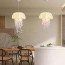 Modern White Jellyfish Pendant Light for Kitchen Dining Art Decor | Ljojo