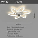 Ljojo Luxury Modern Ceiling Fan Lamp for Living & Dining Room