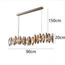 Ljojo Luxury Crystal Chandelier | Modern Dining Room Pendant Light Glowing with Elegance