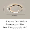 Ljojo Minimalist LED Ceiling Light for Bedroom, Dining, Living Room.