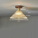 Ljojo LED Ceiling Lights: Modern Nordic Style Aluminum Glass Lamp for Indoor Living Room