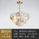 Glass Shade LED Chandelier | Modern Luxury Bedroom Living Room Decor Pendant Light by Ljojo