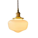 Milky White Glass Pendant Lamp Ceiling Suspension Hanging Light by Ljojo