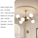 French Retro Glass Ball Chandelier Pendant Lamp Home Decor Lighting by Ljojo