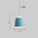 GEW Minimalism Macaroon Pendant Light Ceiling Chandelier for Bedroom Nordic Style Ljojo