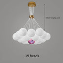 6-Light Nordic Planet 3D Moon Ceiling Chandelier Pendant Lamp by Ljojo