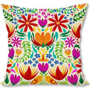 Floral Pattern Throw Pillow Covers by Ljojo for Sofa, Bedroom, Car