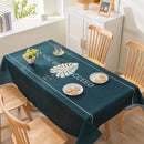 Ljojo Light Luxury Rectangular Tablecloth with Oil-Proof and Anti-Scalding Features