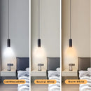 Ljojo Long Tube LED Pendant Chandelier for Home and Kitchen