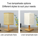 LED Table Lamps Simple Chinese Style Dimmable USB Plug Night Light Fabric Lampshade by Ljojo