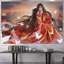 Heaven Officials Blessing Anime Tapestry Wall Hanging Aesthetic Room Decor - Ljojo