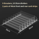 Ljojo™ Supermarket Shelf Pusher Propeller Display Rack for Lipsticks, Nail Polish, and Perfume