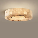 Ljojo Marble Ceiling Lamp 30CM 40CM Elegant Pendant Light for Bedroom Living Dining Room