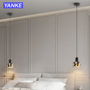 Ljojo Marble LED Pendant Lamp: Nordic Luxury Natural Stone Chandelier