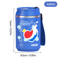 Ljojo 460ML Double Wall Stainless Steel Tumbler with Rope