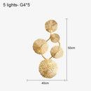 Lotus Leaf Wall Lamp  Modern Bedroom Sconce Light by Ljojo