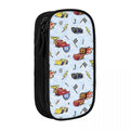 Ljojo Lightning Mcqueen Car Double Layer Pencilcase - Large Capacity Office Accessories