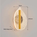 LED Butterfly Leaf Wall Lamp Modern Bedroom Lighting by Ljojo