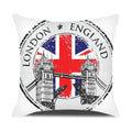 Ljojo London Guard Street Scene Cushion Cover - Cute Cartoon Design